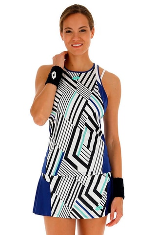 Débardeur Tennis Graphic - Blanc et noir