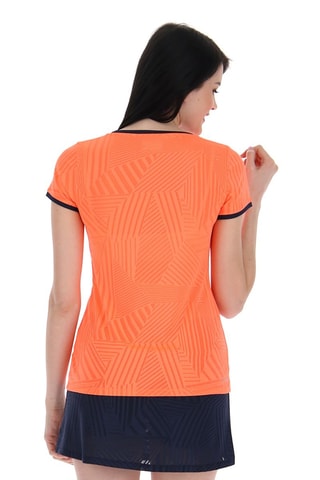 T-shirt de padel Superrapida - Noir et rouge