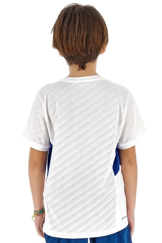 T-shirt de tennis Tech D2 - Blanc et bleu