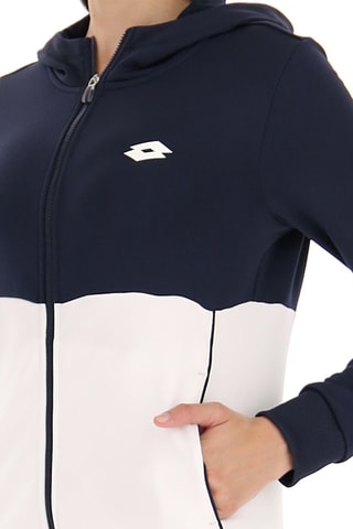 Sweat de tennis Squadra W II Sweat Fz Hd Pl - Bleu