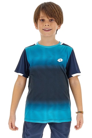 T-shirt Tennis Tech - Blanc et bleu