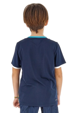 T-shirt Tennis Tech - Blanc et bleu