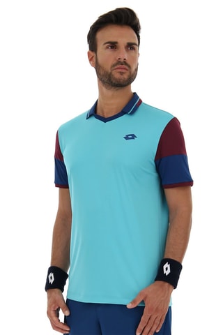 Polo de tennis Baskets Graphic - Rouge et bleu