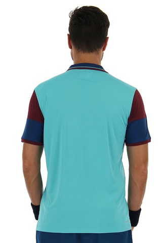 Polo de tennis Baskets Graphic - Rouge et bleu