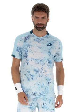 T-shirt de tennis tie and dye - Bleu