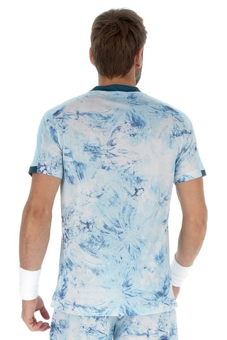 T-shirt de tennis tie and dye - Bleu