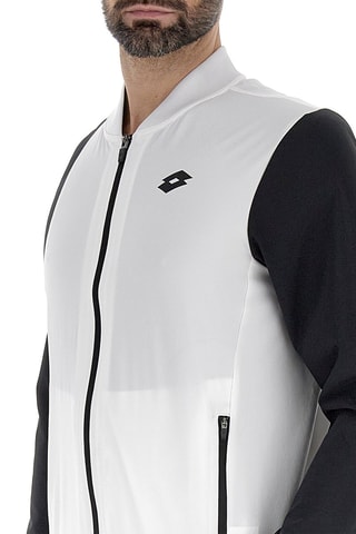 Veste polaire de tennis Top Ten III - Blanc et noir