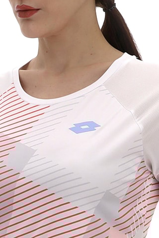 T-shirt de tennis Tech W IV - Rouge et rose