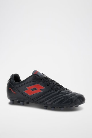 Chaussures de football en cuir Stadio 300 III FG - Noir