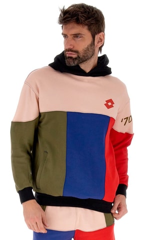 Sweat à capuche Lotto Nyc - Vert et bleu