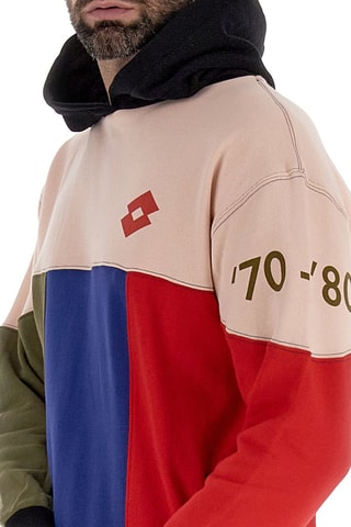 Sweat à capuche Lotto Nyc - Vert et bleu