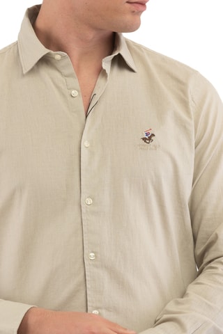 Camisa de lino - Camel
