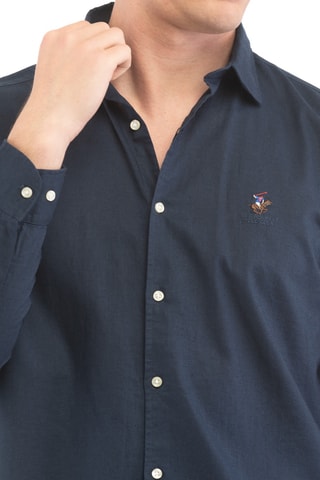 Camisa de lino - Azul marino