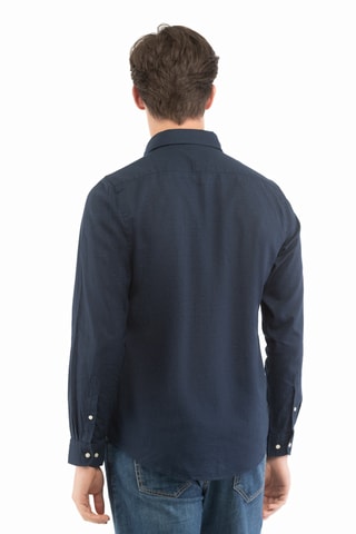 Camisa de lino - Azul marino