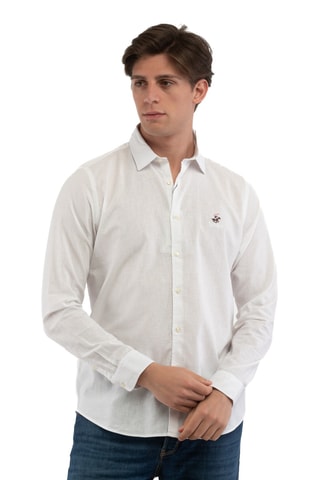 Camisa de lino - Blanco