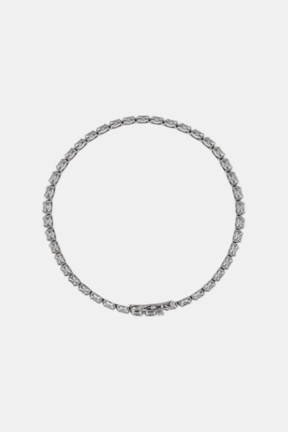 Bracciale Rivière 4 kt - Oro bianco e diamanti - Maison de la Joaillerie