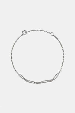 Bracciale Capucine - Oro bianco e diamanti