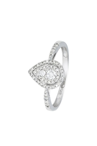 Anello Assa - Oro bianco e diamanti