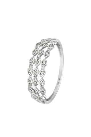 Anello Chemin des Diamants - Oro bianco e diamanti