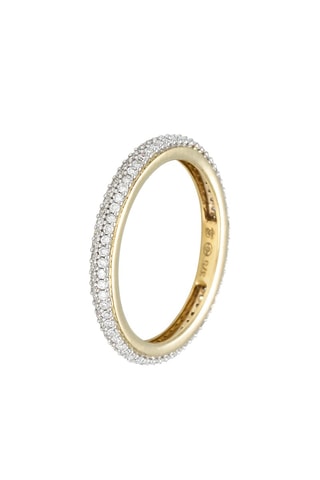 Anello Nyx - Oro giallo e diamanti
