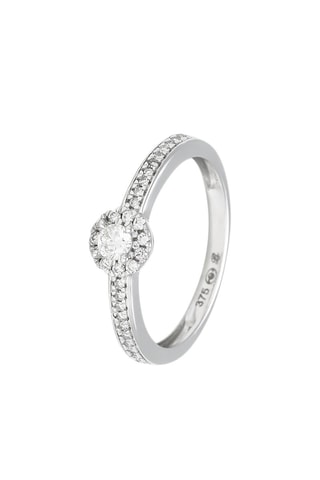 Anello - Oro bianco e diamanti - Le Diamantaire