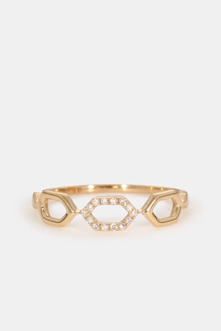 Bague Sia - Or jaune et diamants 