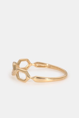 Bague Sia - Or jaune et diamants 