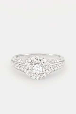Anello Ivar - Oro bianco e diamanti