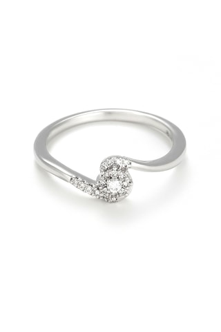 Anello Lobinia - Oro bianco e diamanti