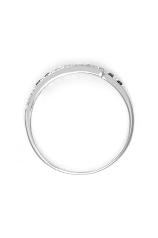Anello  Oro bianco, diamanti e pietre fini 