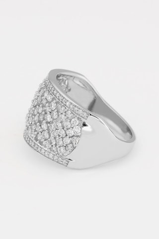 Anello Kali Oro bianco e diamanti