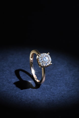 Anello Brillant Luciana - Oro giallo e diamanti