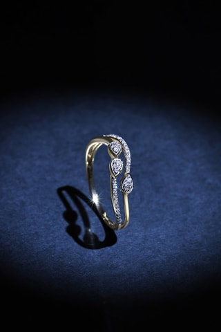 Bague Alexia - Or jaune et diamants