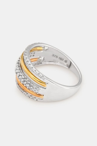 Anello Lina - Oro tricolore e diamanti