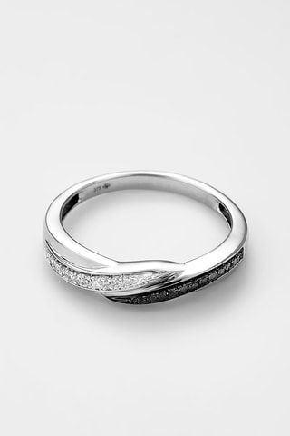 Anello Evana - Oro bianco e diamanti
