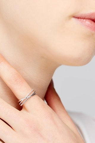 Anello Enlace-Moi   Oro Bianco e Diamanti