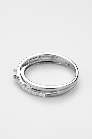 Anello  Oro bianco e diamanti