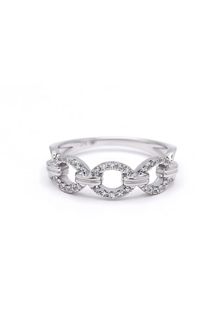 Bague - Or blanc et diamants