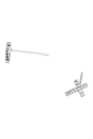 Puces Cruz - Or blanc et diamants