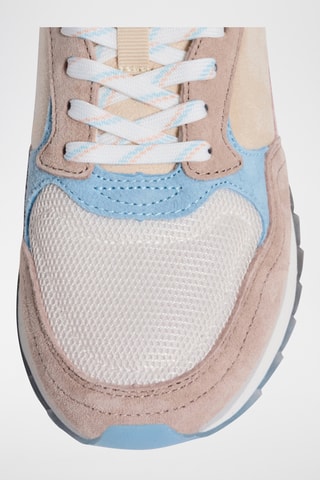 Sneakers in pelle Barcelona - Nude