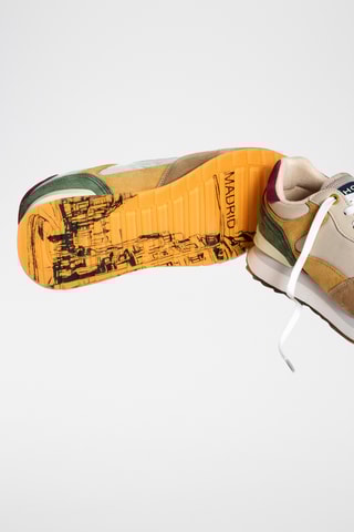 Sneakers in pelle Madrid - Beige