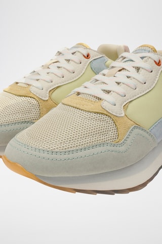 Sneakers in pelle Cartagena De Indias - Verde chiaro e celeste