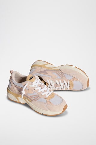 Sneakers in pelle California - Beige