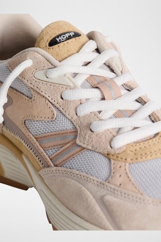 Sneakers in pelle California - Beige