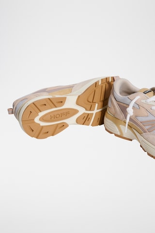Sneakers in pelle California - Beige
