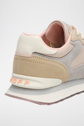 Sneakers in pelle Antibes - Taupe