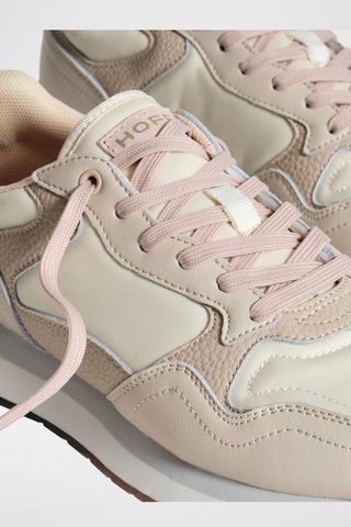 Sneakers in pelle Beaufort - Beige