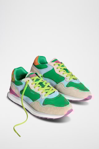 Sneakers in pelle Gold Coast - Verde