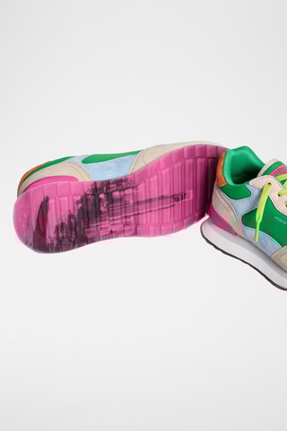 Sneakers in pelle Gold Coast - Verde