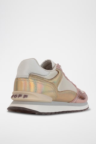 Sneakers in pelle Copper - Rosa e beige